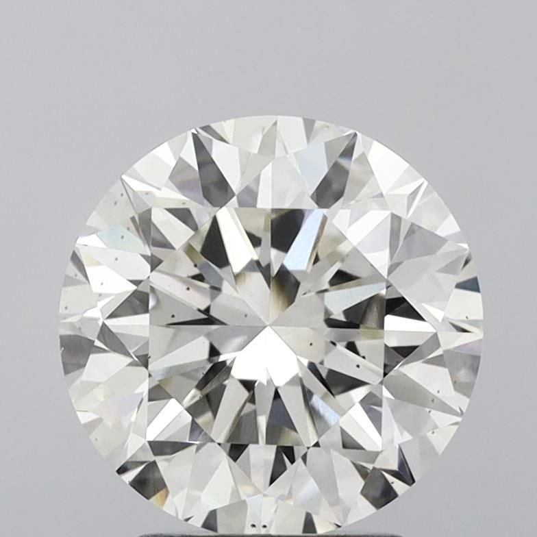 3.14ct H VS2 Very Good Cut Round Lab Grown Diamond