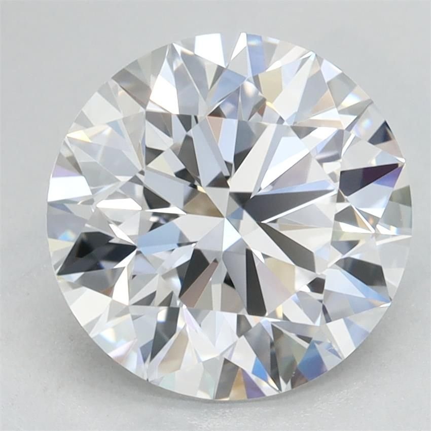 2.79ct D VVS1 Rare Carat Ideal Cut Round Lab Grown Diamond