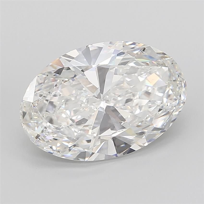12.01ct F VS1 Rare Carat Ideal Cut Oval Lab Grown Diamond
