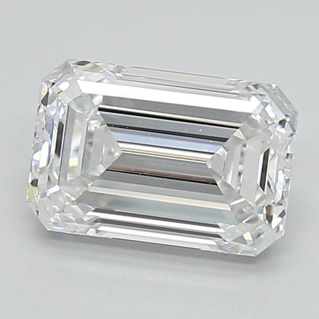 1.57ct D VVS1 Rare Carat Ideal Cut Emerald Lab Grown Diamond