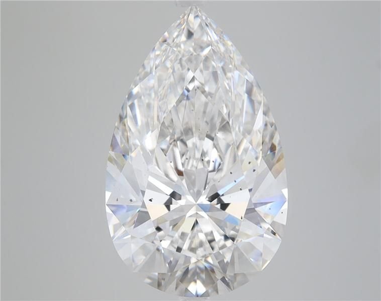 6.32ct G SI1 Rare Carat Ideal Cut Pear Lab Grown Diamond