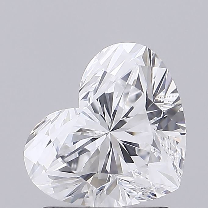 1.51ct D VS2 Rare Carat Ideal Cut Heart Lab Grown Diamond