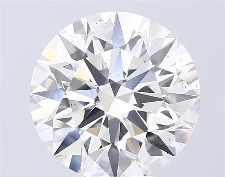 7.08ct E SI1 Rare Carat Ideal Cut Round Lab Grown Diamond