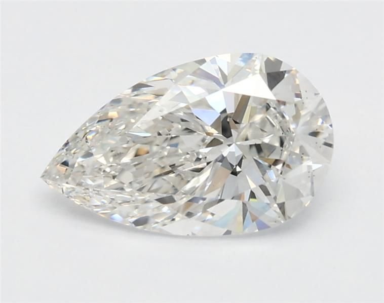 1.08ct F VS2 Rare Carat Ideal Cut Pear Lab Grown Diamond