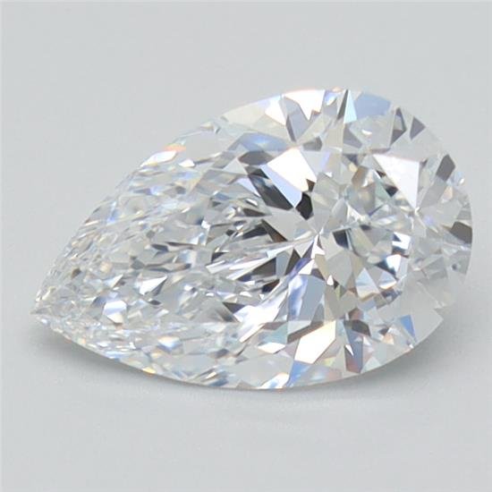 1.16ct D VVS2 Rare Carat Ideal Cut Pear Lab Grown Diamond