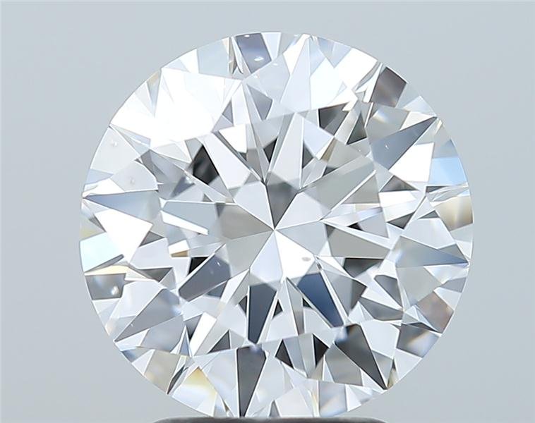 3.02ct D SI1 Rare Carat Ideal Cut Round Diamond