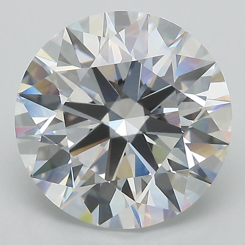 4.32ct D VVS2 Rare Carat Ideal Cut Round Lab Grown Diamond