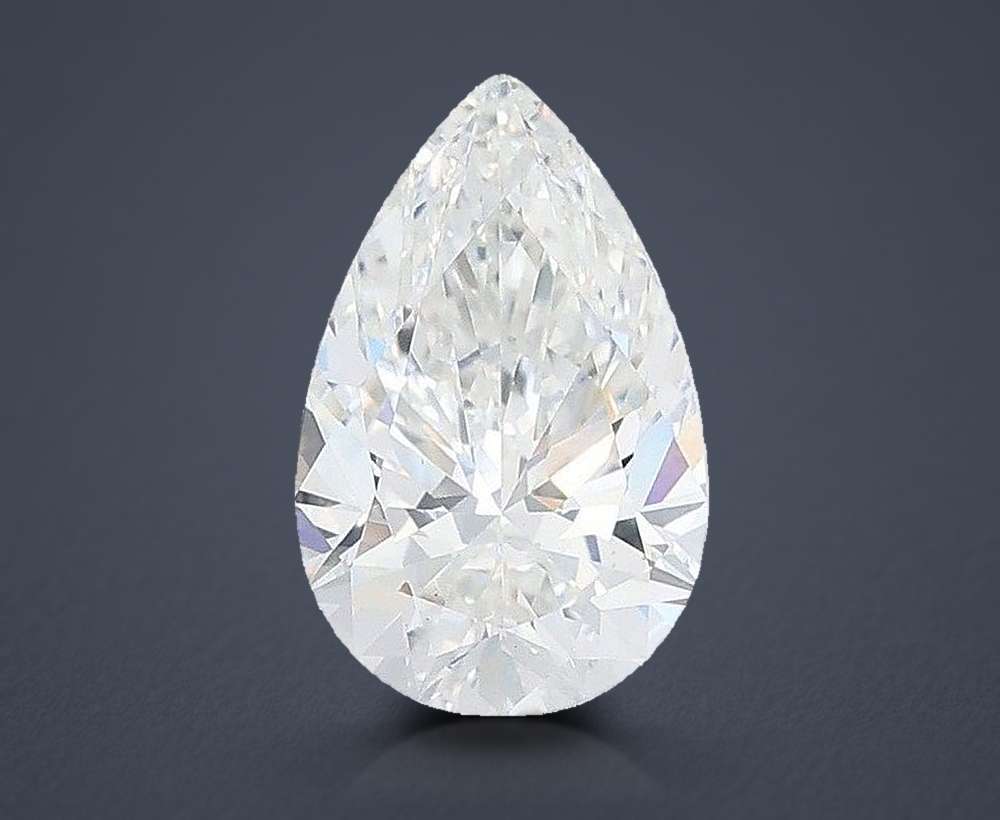 1.57 Carat Pear Lab Diamond