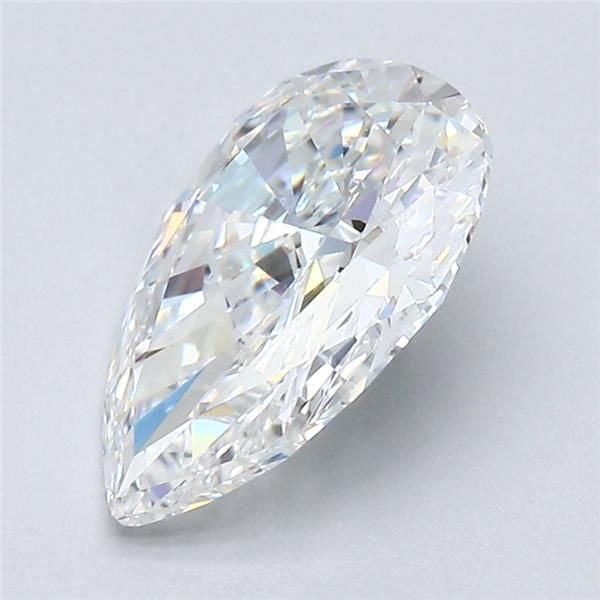 2.13ct E VS1 Excellent Cut Pear Diamond