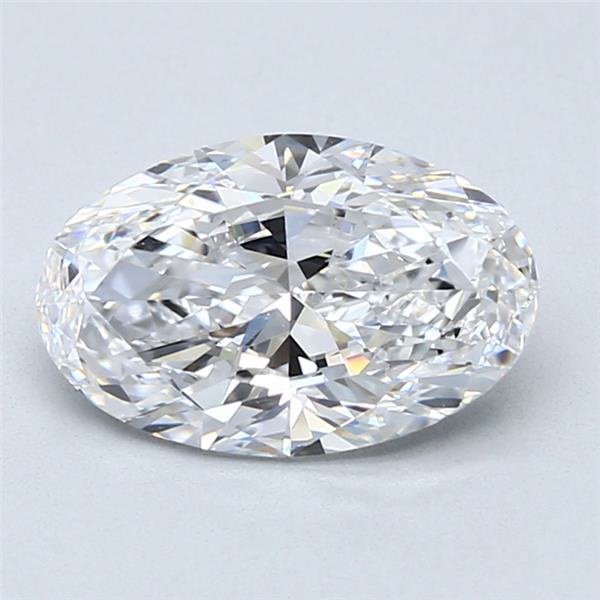 2.01ct E VS2 Rare Carat Ideal Cut Oval Diamond