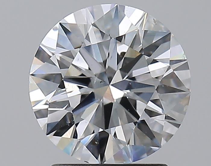 2.01ct E SI2 Rare Carat Ideal Cut Round Diamond