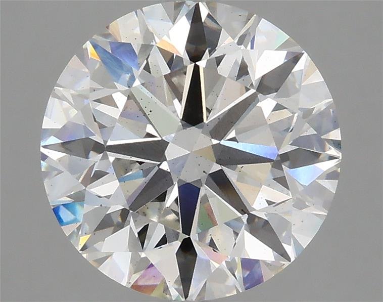 4.03ct F SI1 Excellent Cut Round Lab Grown Diamond