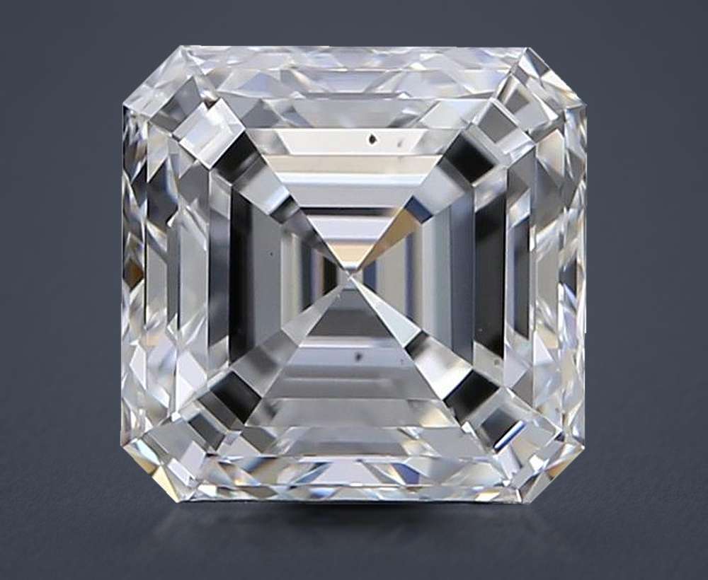 1.90 Carat Asscher Natural Diamond