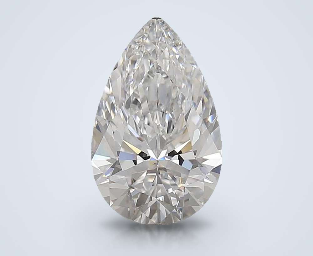 2.00 Carat Pear Lab Diamond