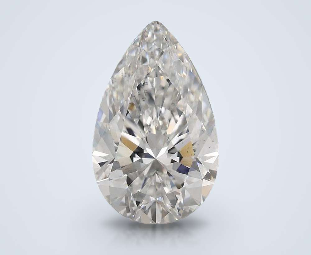 5.36 Carat Pear Lab Diamond
