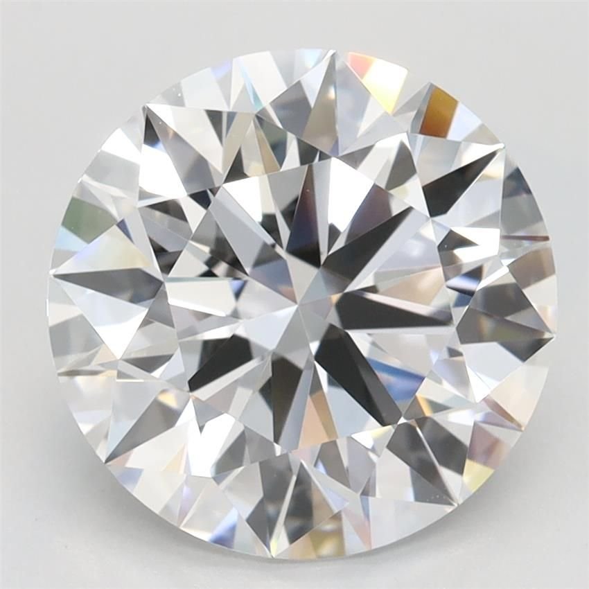 3.29ct D IF Rare Carat Ideal Cut Round Lab Grown Diamond