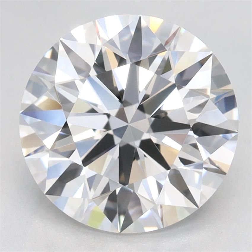 2.69ct D VVS1 Rare Carat Ideal Cut Round Lab Grown Diamond