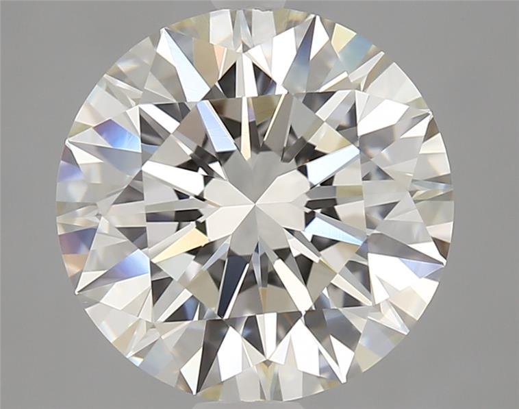 4.06ct J VS1 Rare Carat Ideal Cut Round Diamond