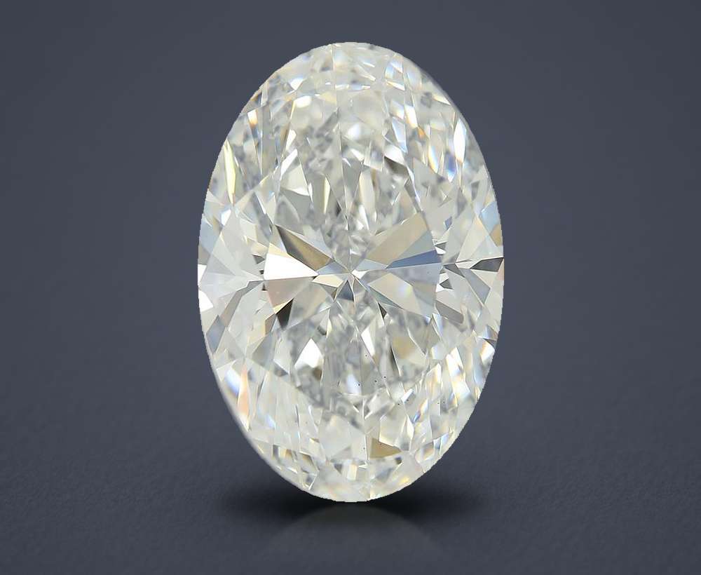 6.25 Carat Oval Lab Diamond