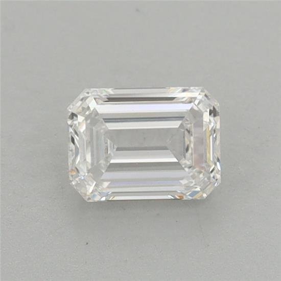 0.51ct E VVS2 Rare Carat Ideal Cut Emerald Lab Grown Diamond