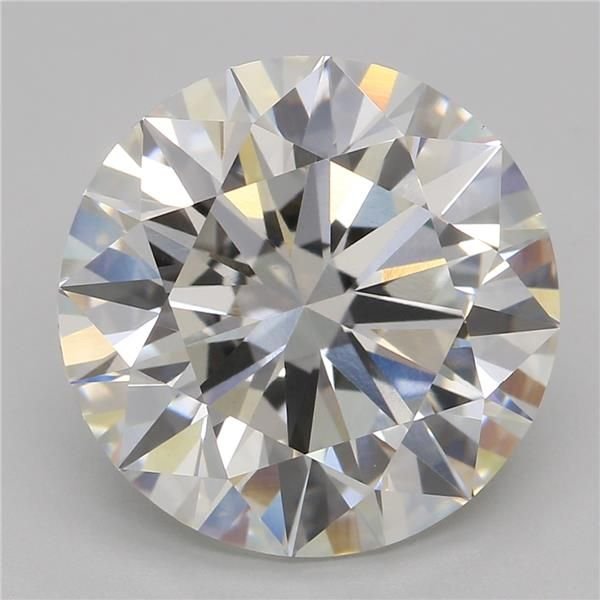 5.04ct G VVS2 Rare Carat Ideal Cut Round Lab Grown Diamond