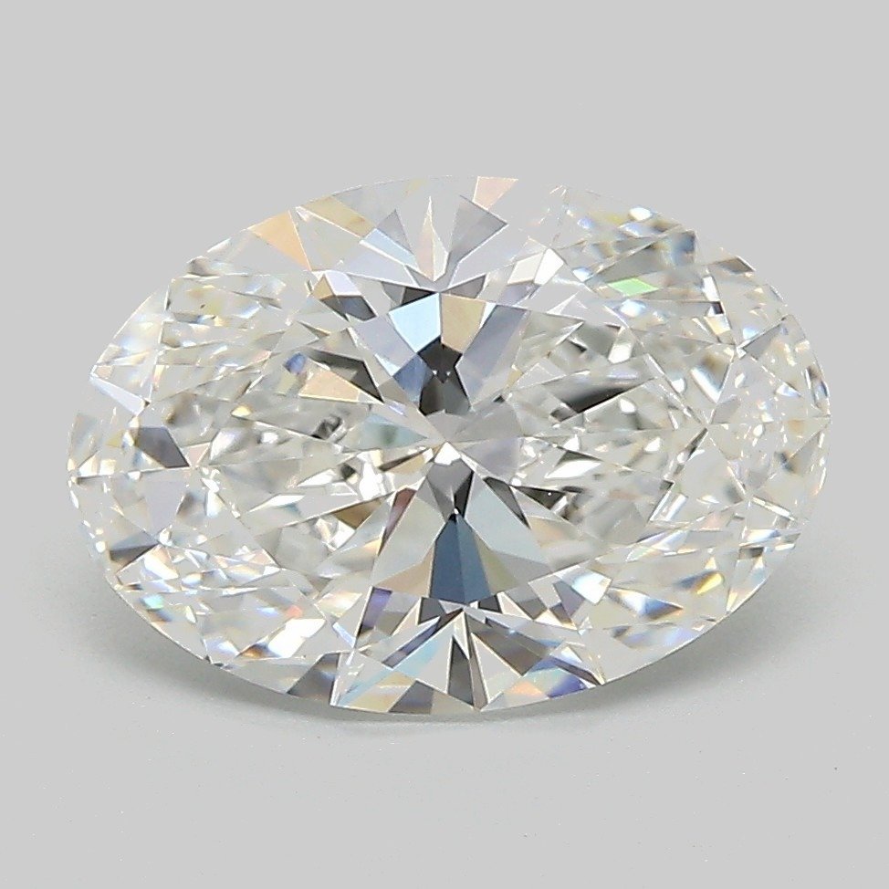 3.09ct E VS1 Rare Carat Ideal Cut Oval Lab Grown Diamond