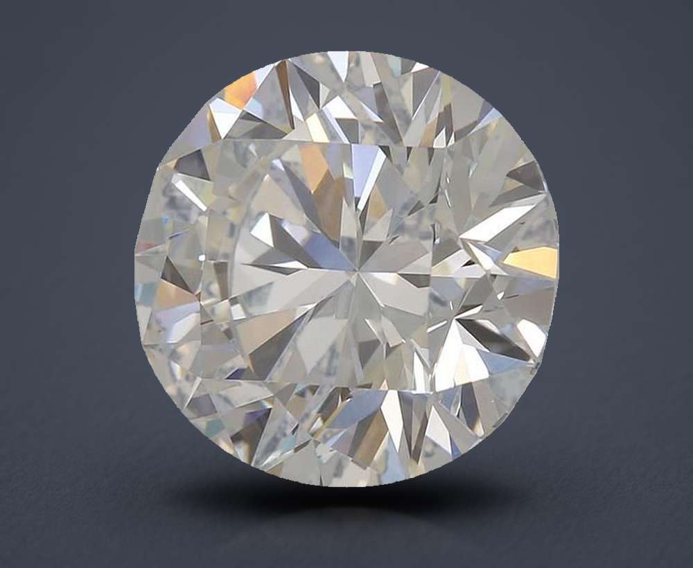 4.08 Carat Round Lab Diamond