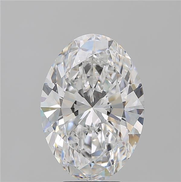 6.05ct D VS2 Rare Carat Ideal Cut Oval Diamond