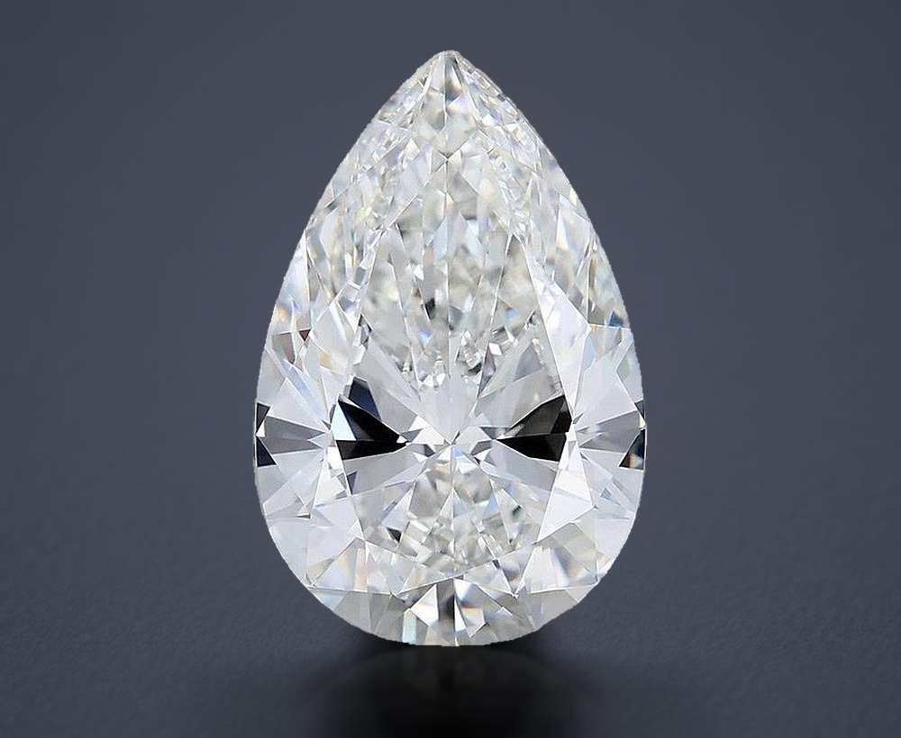 4.53 Carat Pear Lab Diamond