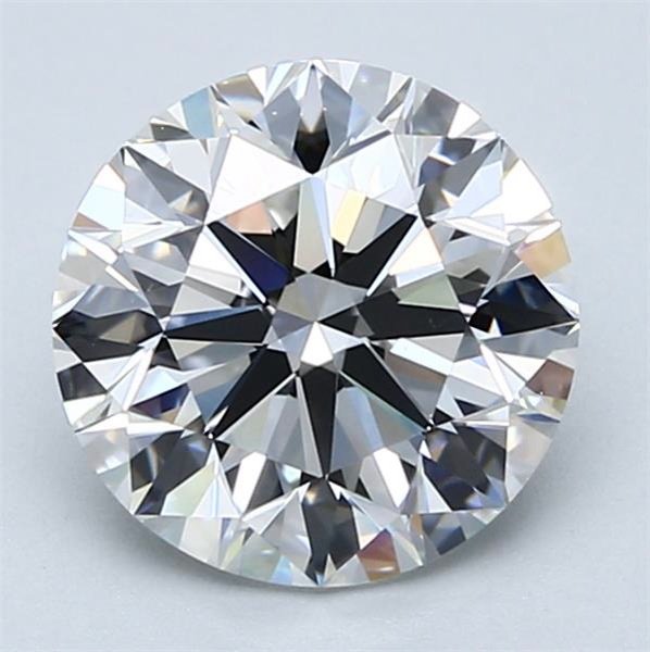 2.70ct F VS1 Rare Carat Ideal Cut Round Diamond