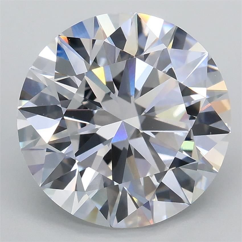 4.20ct E VVS2 Rare Carat Ideal Cut Round Lab Grown Diamond