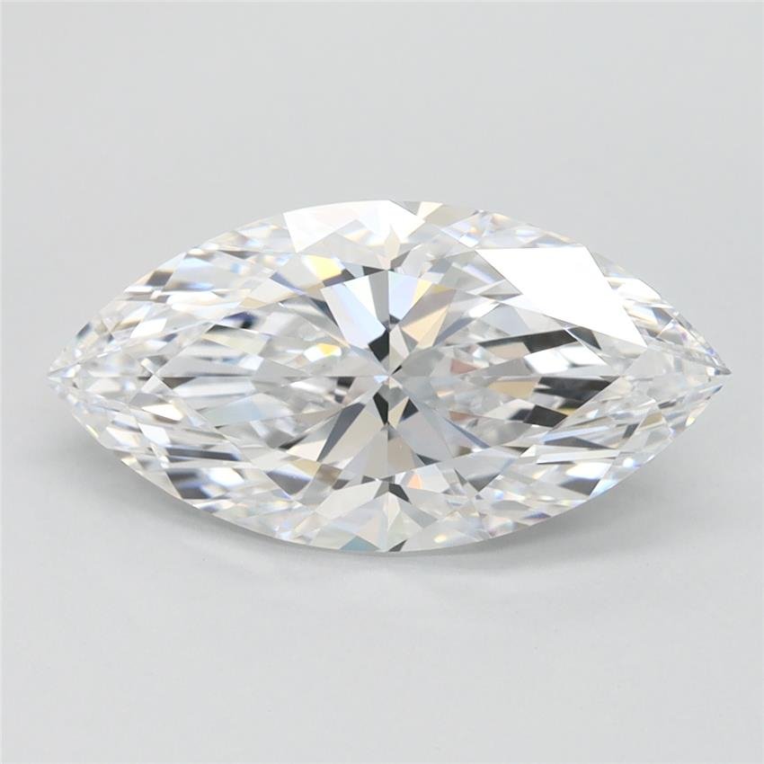 2.22ct D VVS1 Rare Carat Ideal Cut Marquise Lab Grown Diamond