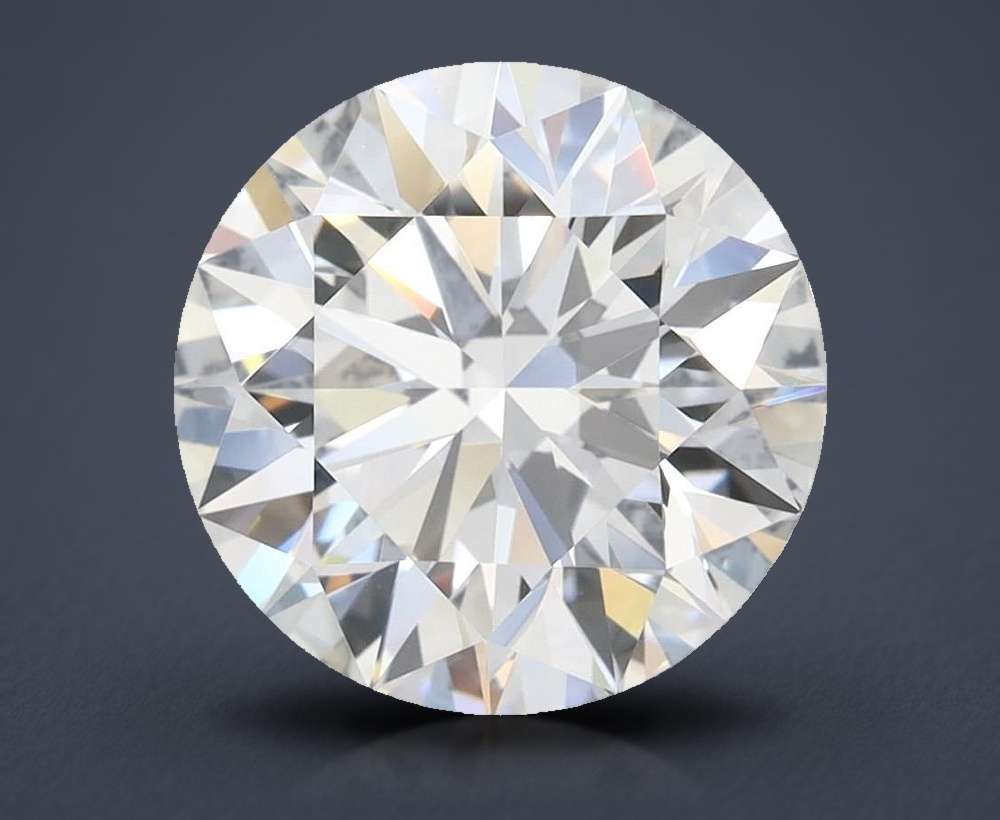 3.33 Carat Round Lab Diamond