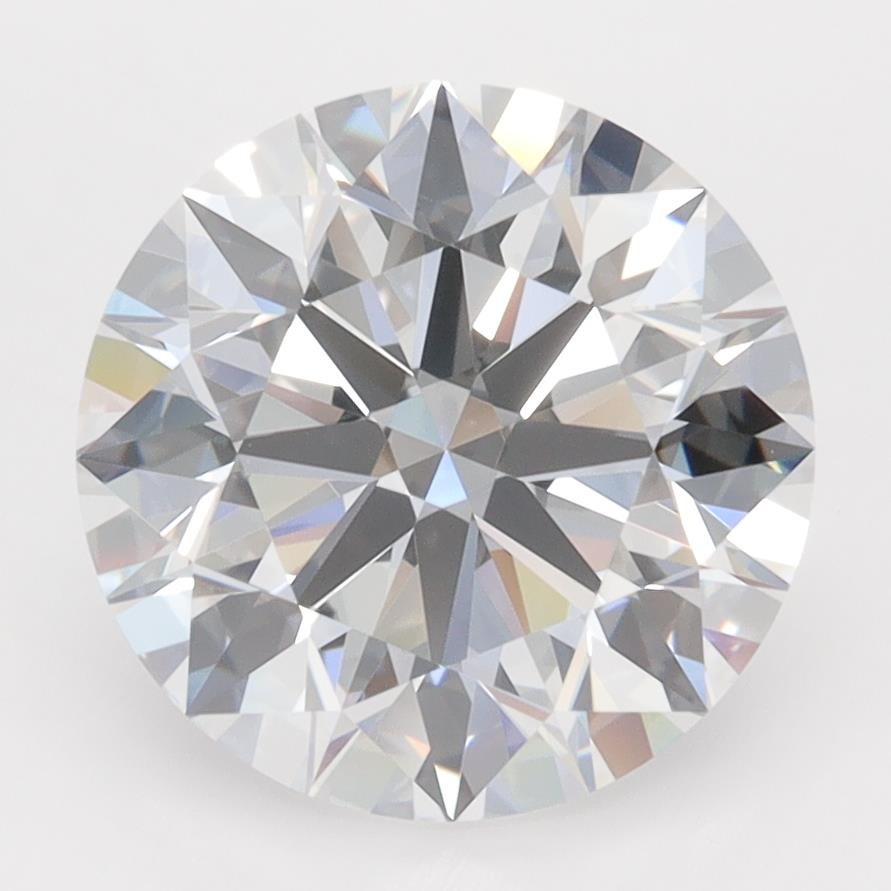 4.01ct D VVS1 Rare Carat Ideal Cut Round Lab Grown Diamond