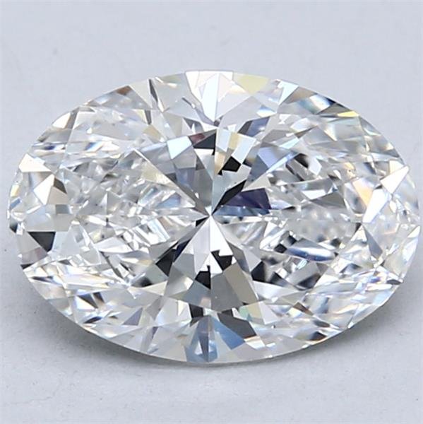 2.03ct D VS1 Rare Carat Ideal Cut Oval Lab Grown Diamond