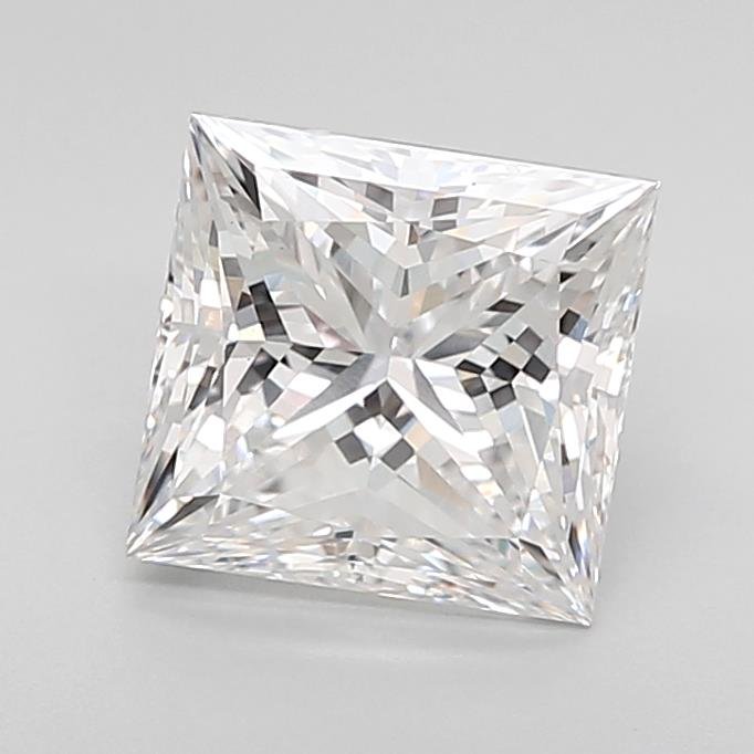 2.05ct E VS1 Rare Carat Ideal Cut Princess Lab Grown Diamond