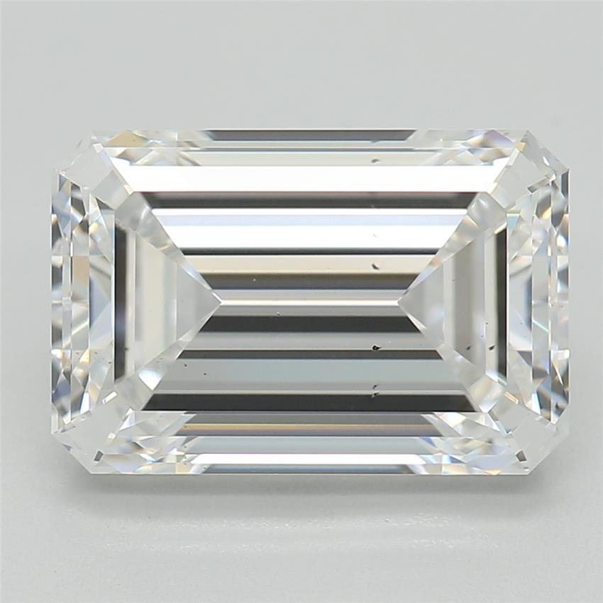 2.59ct E VS2 Excellent Cut Emerald Lab Grown Diamond