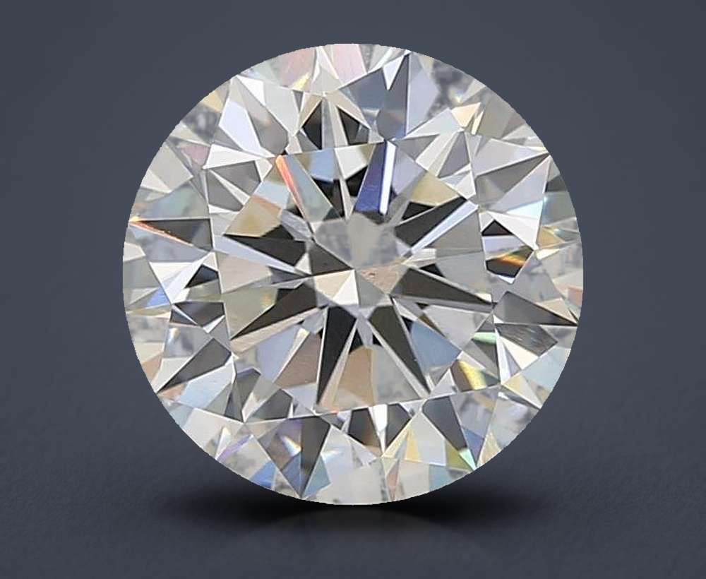3.99 Carat Round Lab Diamond