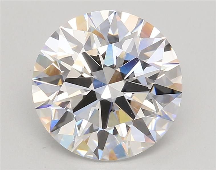 4.03ct F VVS2 Rare Carat Ideal Cut Round Lab Grown Diamond