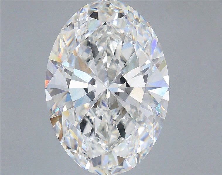 12.08ct F VVS2 Rare Carat Ideal Cut Oval Lab Grown Diamond
