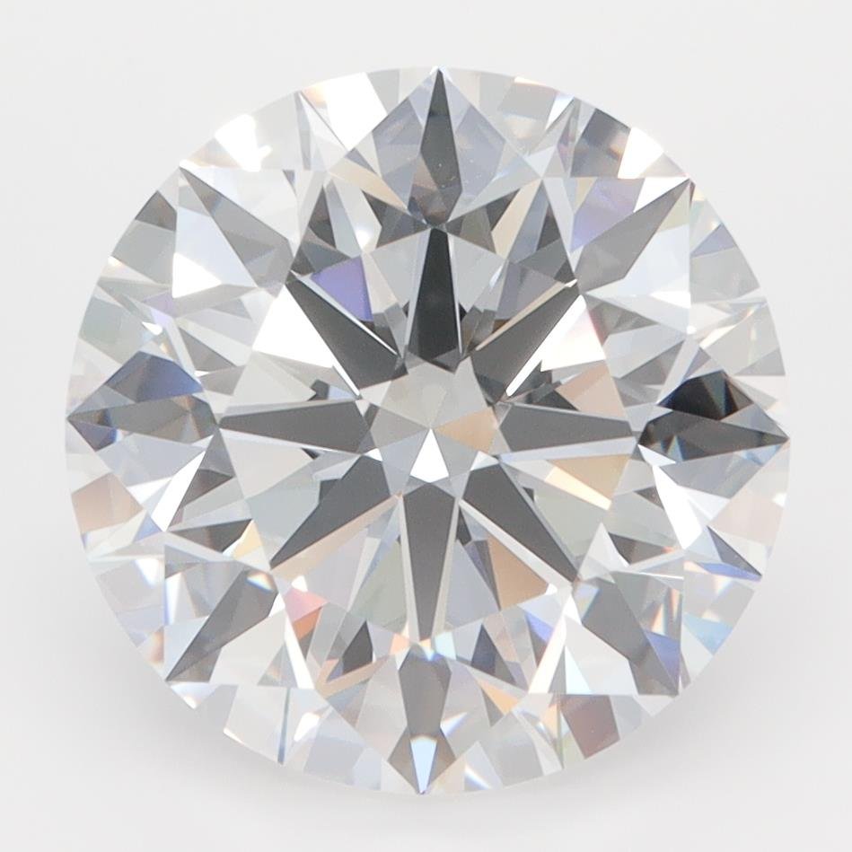5.23ct D FL Rare Carat Ideal Cut Round Lab Grown Diamond
