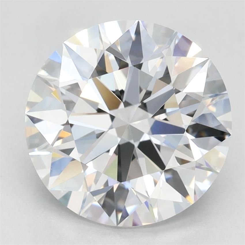 2.63ct D VVS1 Rare Carat Ideal Cut Round Lab Grown Diamond