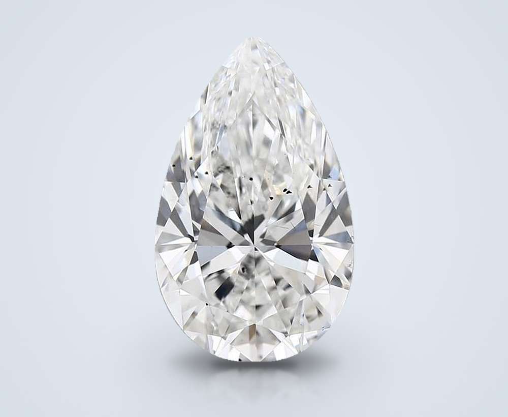 5.02 Carat Pear Lab Diamond