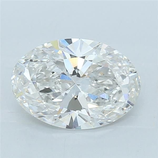 3.04ct F VVS2 Rare Carat Ideal Cut Oval Lab Grown Diamond