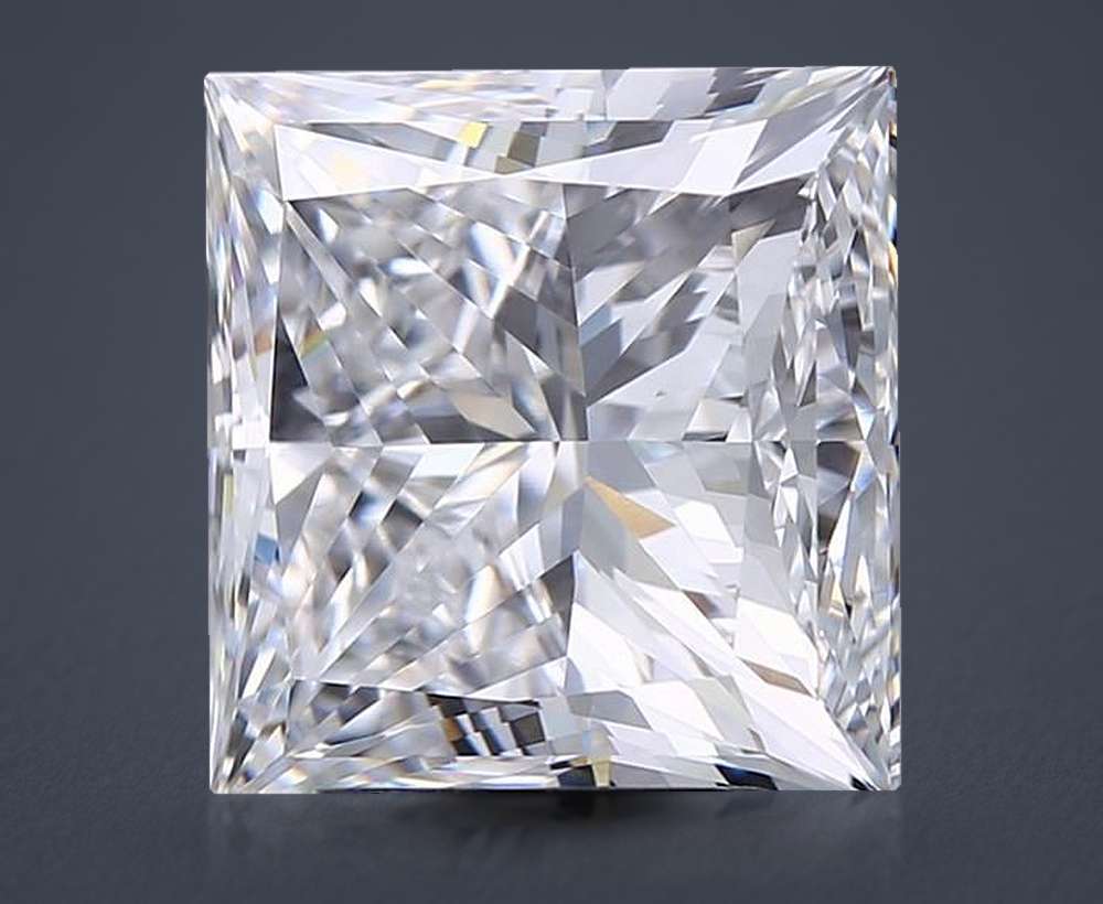 3.71 Carat Princess Lab Diamond