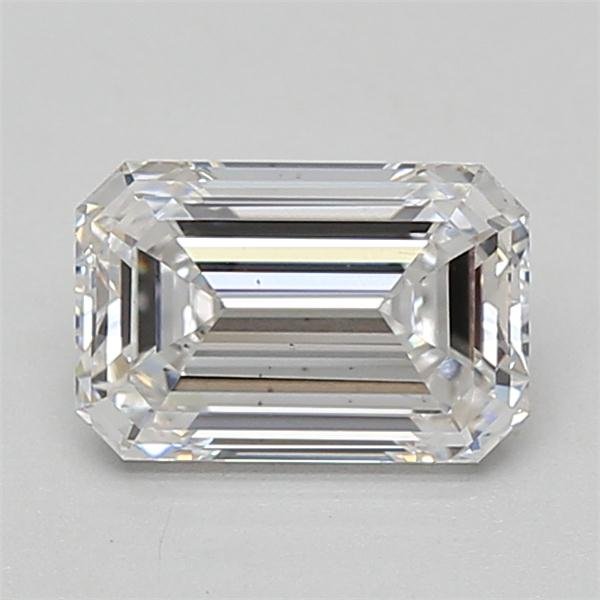 1.49ct D VS2 Excellent Cut Emerald Lab Grown Diamond