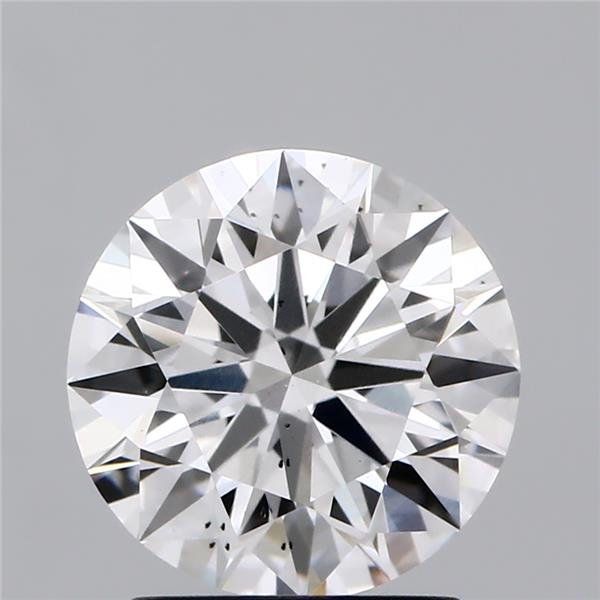 2.06ct F SI1 Rare Carat Ideal Cut Round Lab Grown Diamond