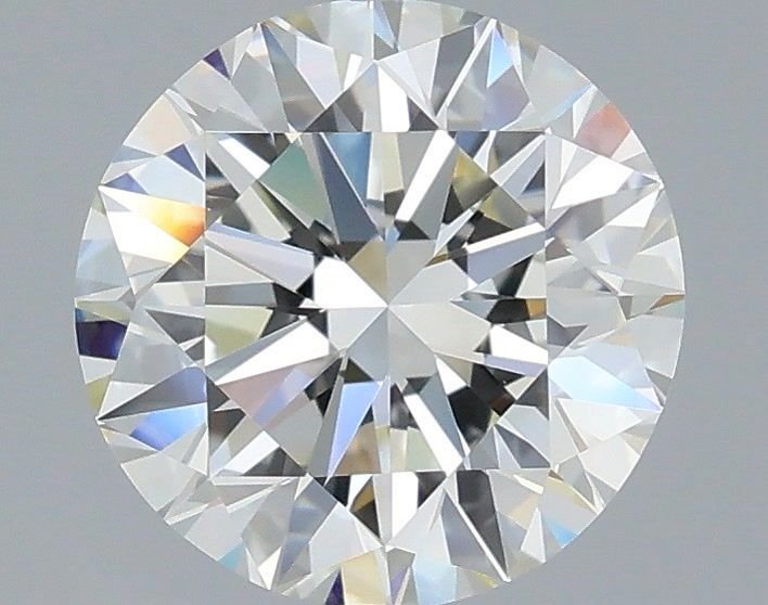 2.46ct I VVS2 Rare Carat Ideal Cut Round Diamond
