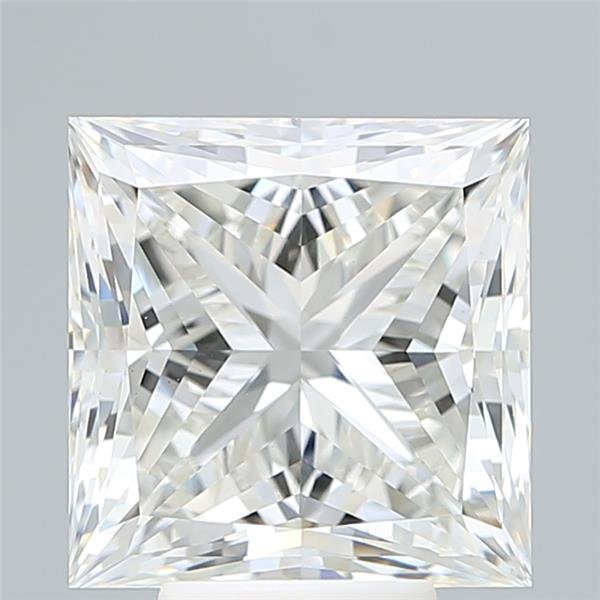 6.43ct G VS1 Very Good Cut Princess Lab Grown Diamond