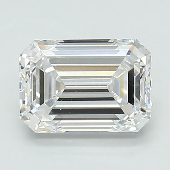 1.06ct D VVS2 Rare Carat Ideal Cut Emerald Lab Grown Diamond